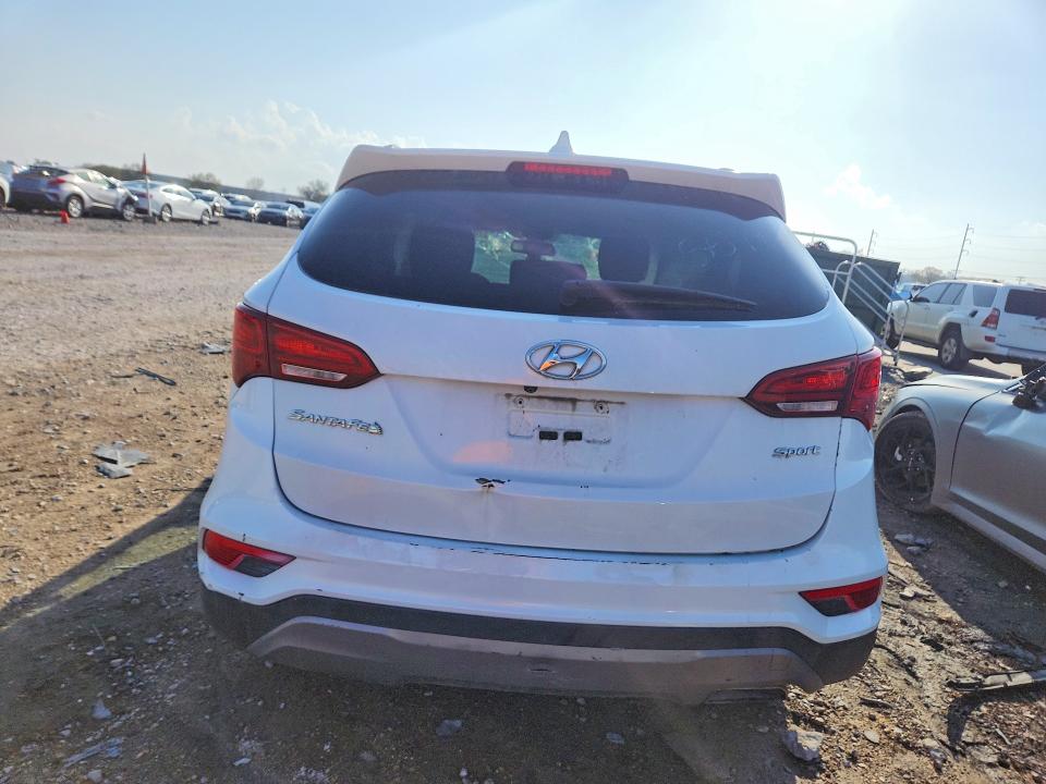 2017 Hyundai Santa fe VIN 5XYZU3LB7HG396010 COPART salvage auction — FRONT END, La - Certificate Of Title, sold $70 on 2026-07-29 (photo 6)