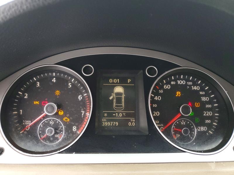 2010 Volkswagen Passat cc VIN WVWML9AN3AE511259 COPART salvage auction — FRONT END, On - Permit No Brand - Unfit, sold $225 on 2026-08-11 (photo 9)