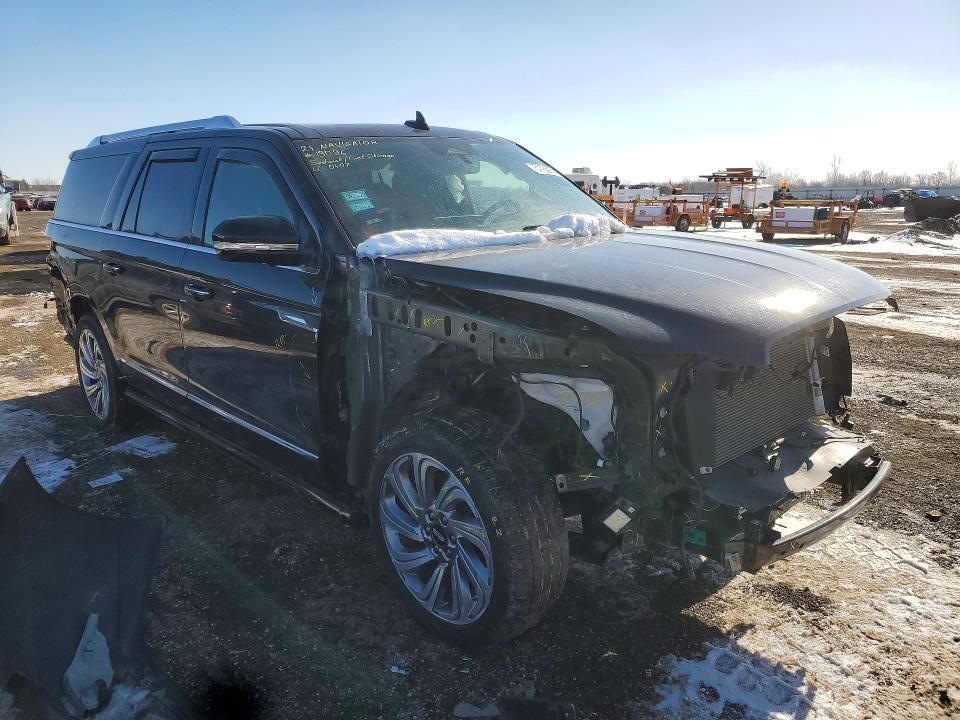 2024 Lincoln Navigator VIN 5LMJJ3NG6REL12471 COPART salvage auction — FRONT END, Il - Salvage Certificate, sold $24,800 on 2026-07-28 (photo 4)