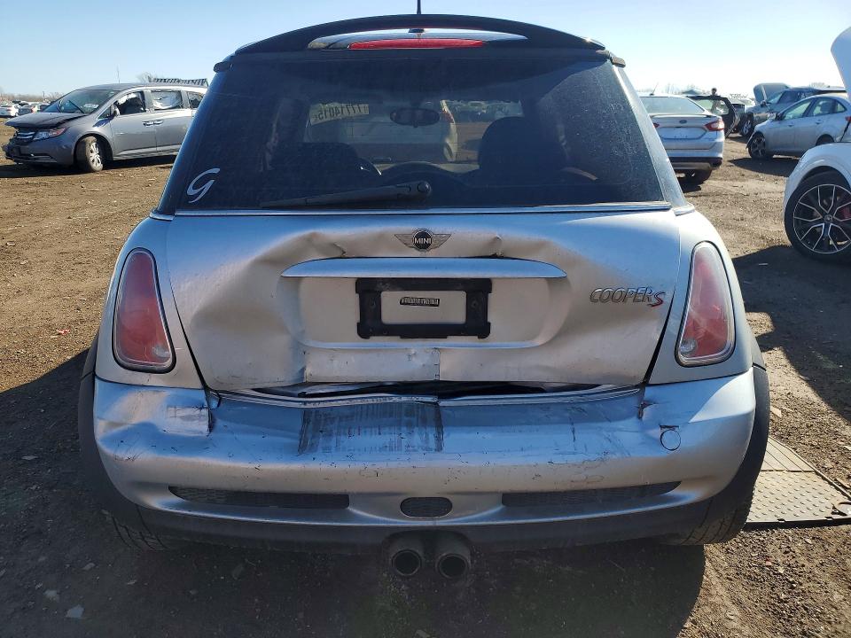 2005 Mini Cooper VIN WMWRE33495TD91552 COPART salvage auction — REAR END, Il - Salvage Certificate, sold $350 on 2026-07-02 (photo 6)