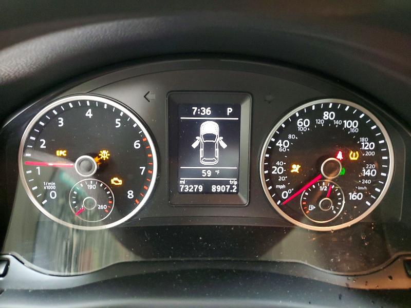 2017 Volkswagen Tiguan VIN WVGAV7AX8HK005128 COPART salvage auction — FRONT END, Il - Salvage Certificate, sold $1,100 on 2026-07-07 (photo 9)