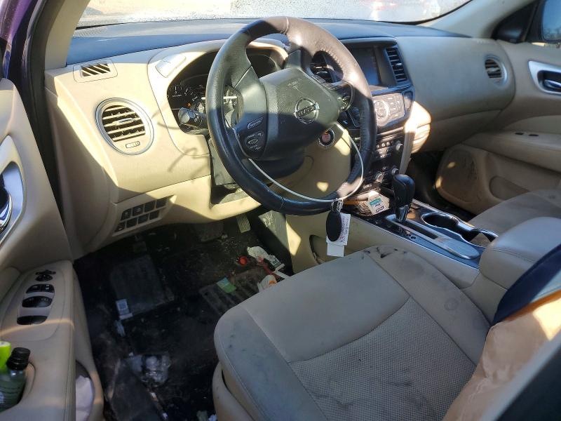2018 Nissan Pathfinder VIN 5N1DR2MN7JC646706 COPART salvage auction — FRONT END, Nc - Salvage Certificate Of Title, sold $325 on 2026-07-28 (photo 8)