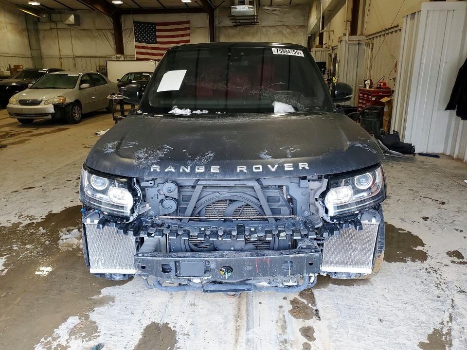 2017 Land rover RANGE ROVER VIN SALGV2FE1HA353134 COPART salvage auction — MECHANICAL, Salvage Title, sold $3,000 on 2026-07-29 (photo 5)