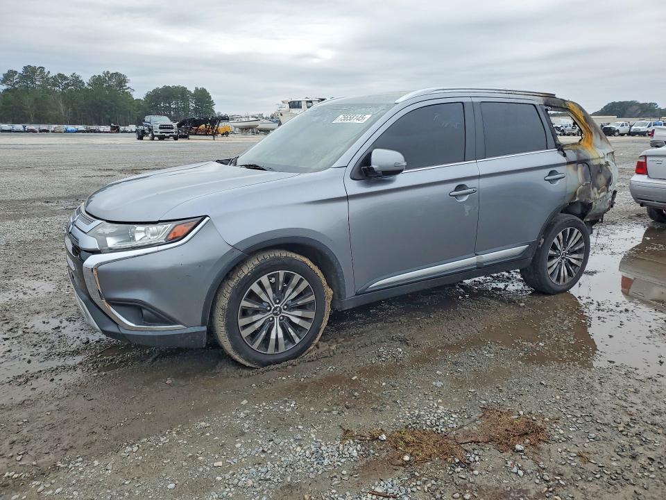 2019 Mitsubishi Outlander VIN JA4AZ3A36KZ039799 COPART salvage auction — BURN, Nc - Salvage Certificate Of Title, sold $1,400 on 2026-07-20 (photo 1)