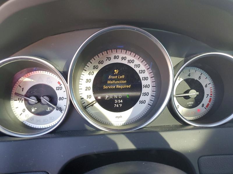 2013 Mercedes-benz C-klasse VIN WDDGF4HB9DR272502 COPART salvage auction — FRONT END, Salvage Title, sold $650 on 2026-08-17 (photo 9)