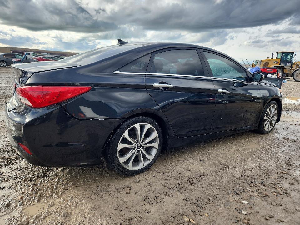 2014 Hyundai Sonata VIN 5NPEC4AB1EH815256 COPART salvage auction — REAR END, Ut - Salvage Certificate, sold $1,100 on 2026-07-10 (photo 3)