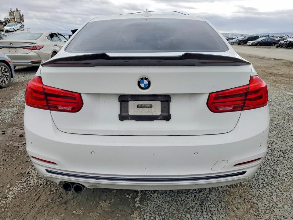 2016 BMW 3er VIN WBA8E9C57GK647958 COPART salvage auction — FRONT END, Ca - Salvage Certificate, sold $1,150 on 2026-07-31 (photo 6)