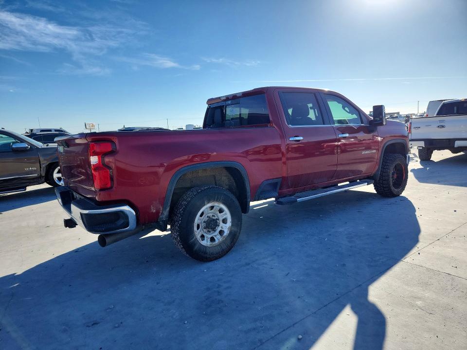 2020 Chevrolet Silverado 2500 VIN 1GC4YPEY6LF113583 COPART salvage auction — Side, TX - CERTIFICATE OF TITLE, sold $17,400 on 2026-06-15 (photo 3)