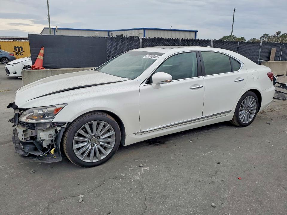 2015 Lexus Ls VIN JTHCL5EF2F5024776 COPART salvage auction — FRONT END, Salvage Title, sold $7,100 on 2026-07-29 (photo 1)