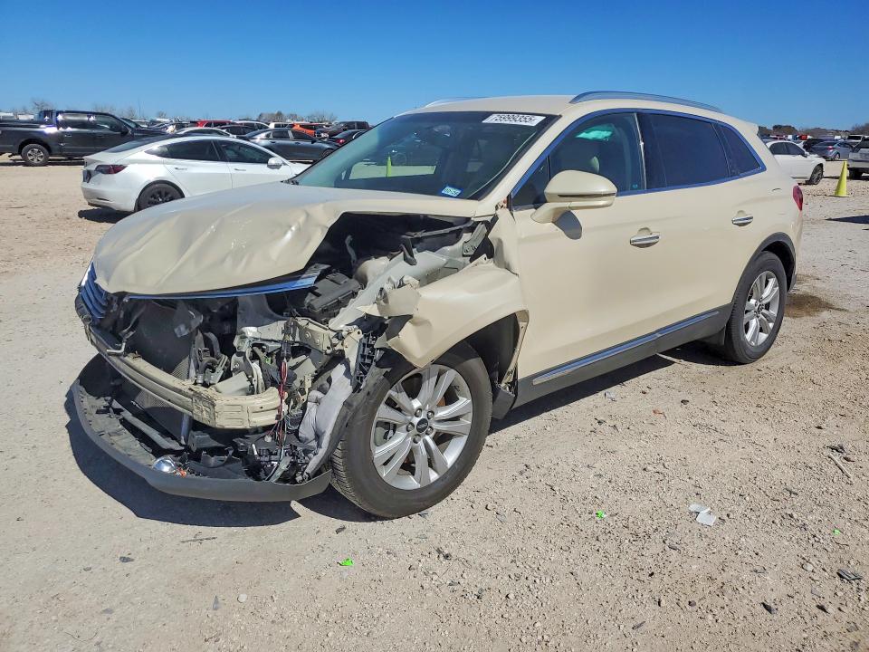 2018 Lincoln Mkx VIN 2LMPJ6JR5JBL20684 COPART salvage auction — FRONT END, TX - SALVAGE VEHICLE TITLE, sold $1,300 on 2026-07-09 (photo 1)