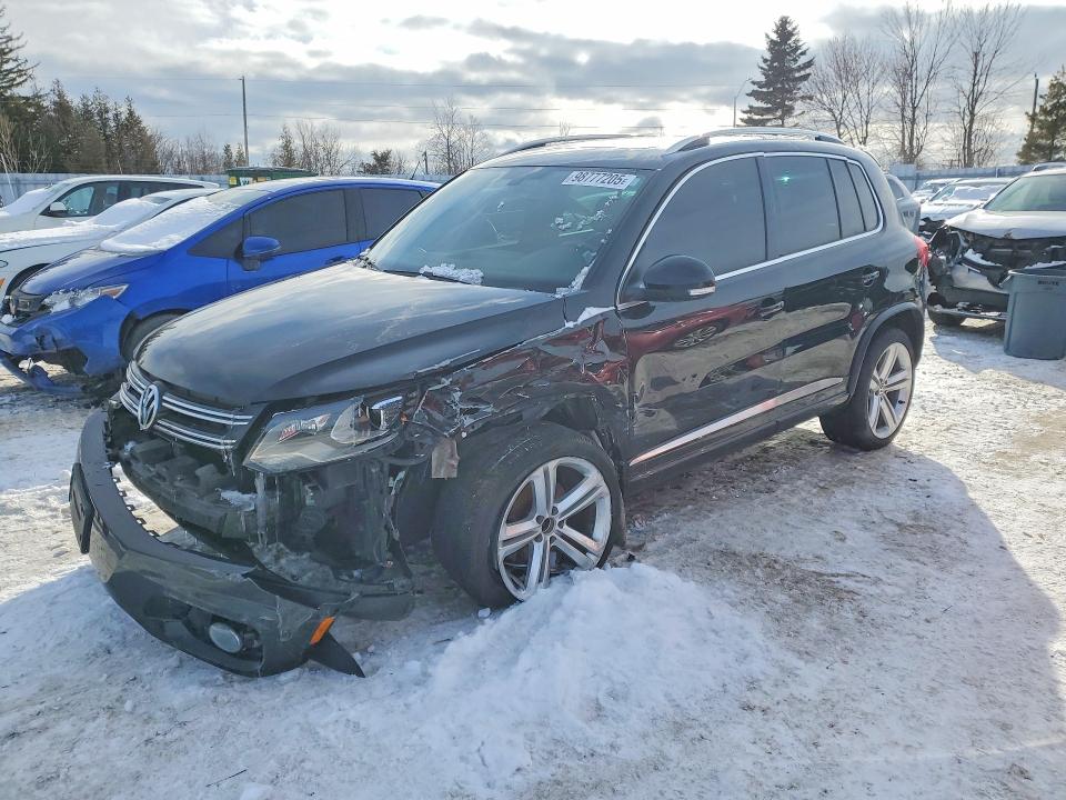 2015 Volkswagen Tiguan VIN WVGJV7AX2FW612941 COPART salvage auction — FRONT END, Salvage Title, sold $400 on 2026-07-21 (photo 1)