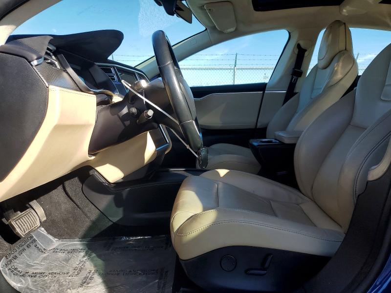 2017 Tesla Model s VIN 5YJSA1E21HF192757 COPART salvage auction — FRONT END, Or - Salvage Title Certificate, sold $7,400 on 2026-07-07 (photo 7)