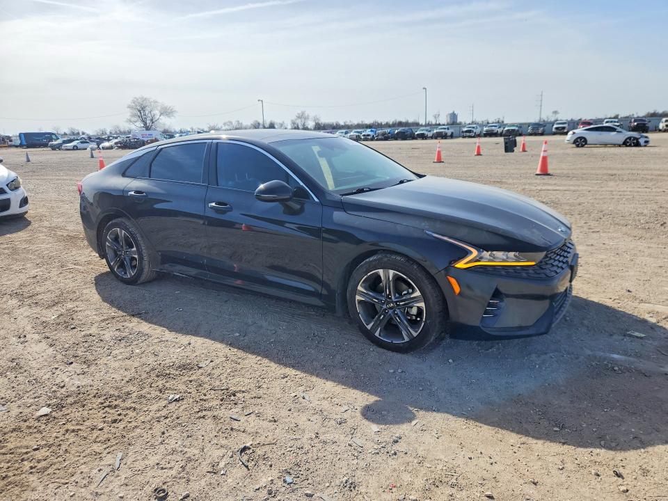 2021 Kia K5 VIN 5XXG34J23MG034449 COPART salvage auction — SIDE, Tx - Salvage Vehicle Title, sold $6,300 on 2026-07-29 (photo 4)