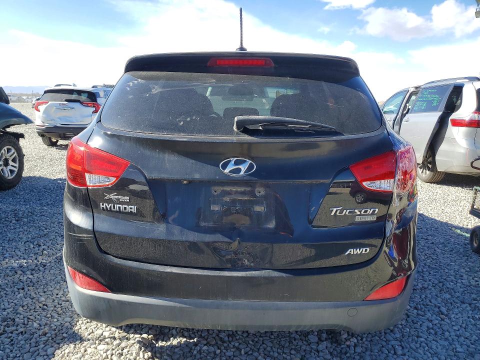2010 Hyundai Tucson VIN KM8JUCAC5AU085362 COPART salvage auction — REAR END, Co - Bill Of Sale-Parts Only, sold $1,150 on 2026-07-28 (photo 6)