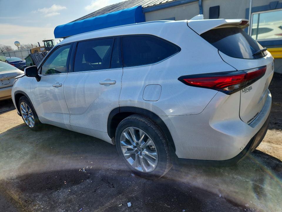 2020 Toyota Highlander VIN 5TDDZRBH4LS034653 COPART salvage auction — FRONT END, Wv - Salvage Certificate, sold $10,800 on 2026-07-08 (photo 2)