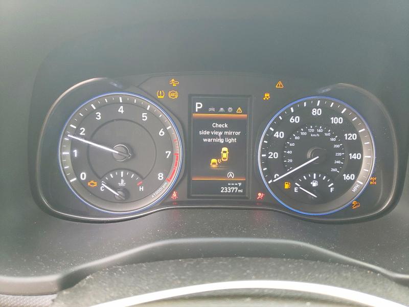 2022 Hyundai Kona VIN KM8K6CAB3NU901187 COPART salvage auction — FRONT END, Ms - Cert Of Title-Salvaged, sold $2,650 on 2026-07-10 (photo 9)