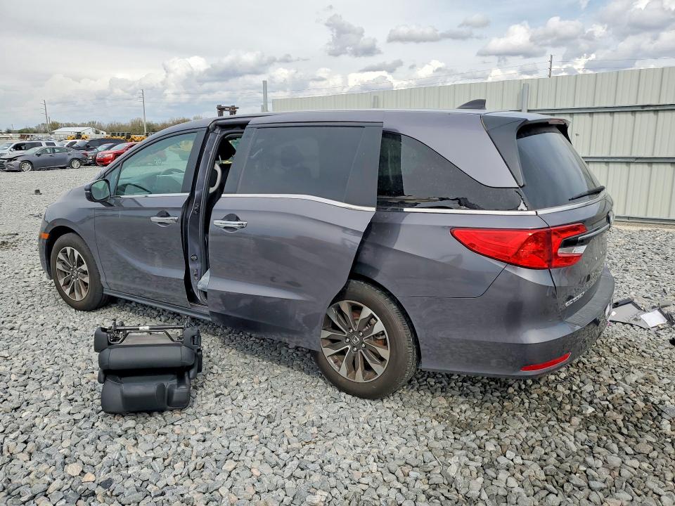 2024 Honda Odyssey VIN 5FNRL6H6XRB074938 COPART salvage auction — MECHANICAL, Fl - Cert Of Title Slvg Rebuildable, sold $14,600 on 2026-07-28 (photo 2)