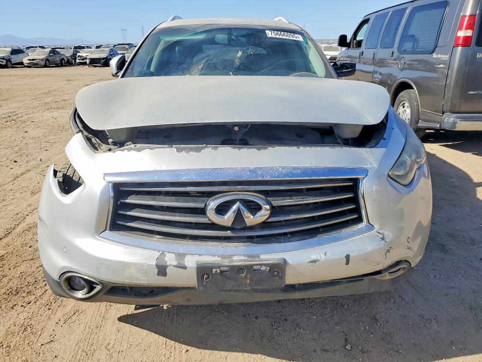 2013 Infiniti Fx37 VIN JN8CS1MU6DM142267 COPART salvage auction — FRONT END, Ca - Dis/Dlr/Exp Only Lien Papers, sold $625 on 2026-07-20 (photo 5)