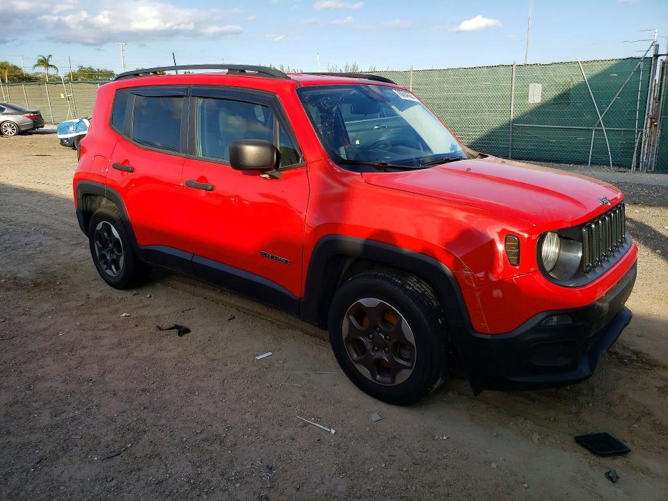 2017 Jeep Renegade VIN ZACCJAAB1HPG19888 COPART salvage auction — SIDE, FL - CERT OF TITLE SLVG REBUILDABLE, sold $2,050 on 2026-07-14 (photo 4)