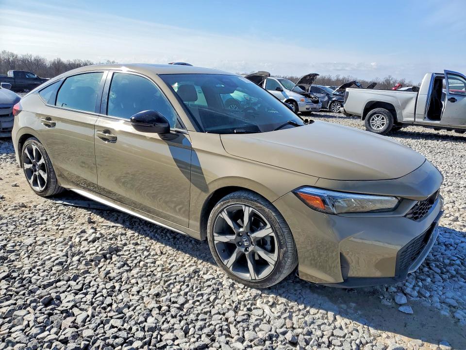 2025 Honda Civic VIN JHMFL4H91SX000772 COPART salvage auction — FRONT END, Mo - Salvage Certificate Of Title, sold $10,600 on 2026-07-28 (photo 4)