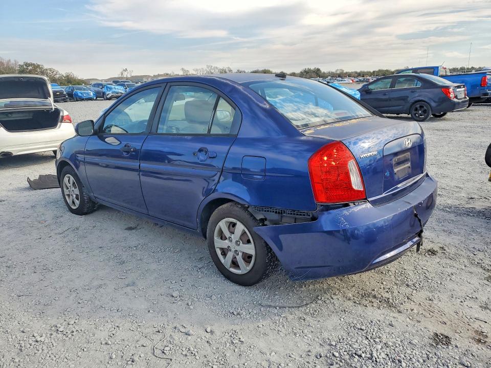 2010 Hyundai Accent VIN KMHCN4AC0AU464801 COPART salvage auction — REAR END, Fl - Certificate Of Title, sold $500 on 2026-07-17 (photo 2)