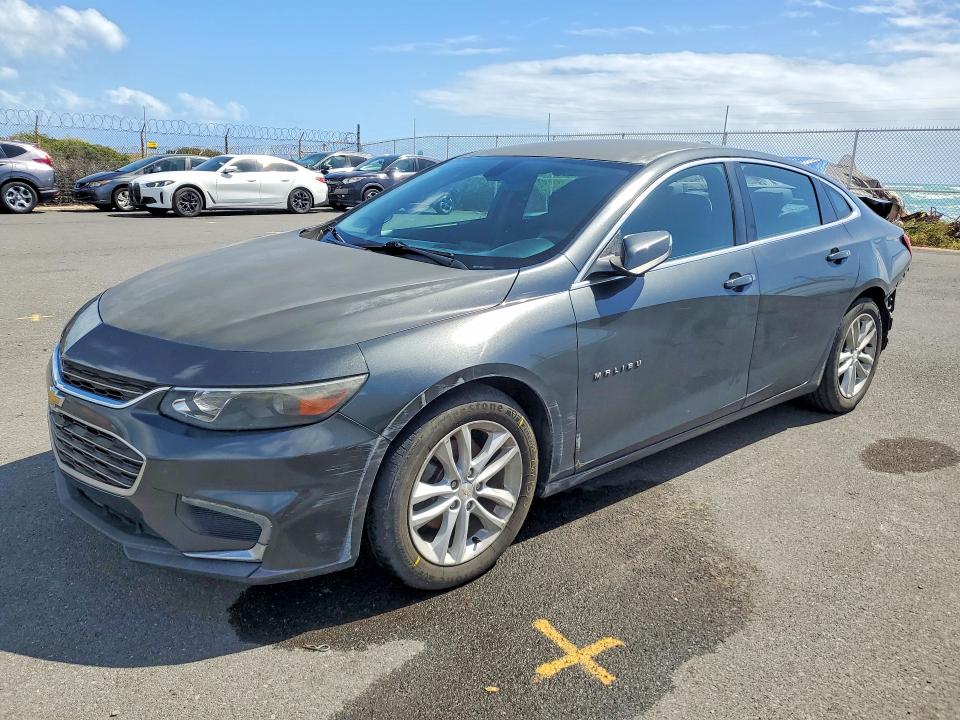 2017 Chevrolet Malibu VIN 1G1ZE5ST8HF173831 COPART salvage auction — REAR END, HI - CERTIFICATE OF SALVAGE, sold $30 on 2026-07-27 (photo 1)