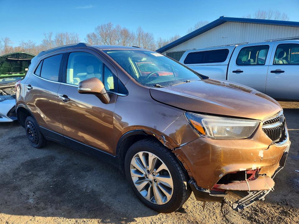 2017 Buick Encore VIN KL4CJASB0HB073264 COPART salvage auction — FRONT END, Ma - Certificate Of Title, sold $1,550 on 2026-07-27 (photo 4)