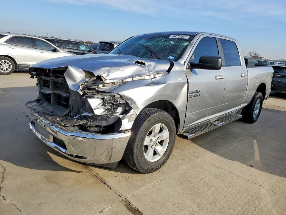 2019 Ram 1500 VIN 1C6RR6TT2KS728309 COPART salvage auction — FRONT END, Tx - Certificate Of Title, sold $1,850 on 2026-07-07 (photo 1)