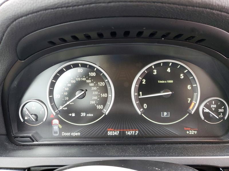 2013 BMW 7 series VIN WBAYE8C55DD134105 COPART salvage auction — REAR END, Ny - Mv907A-Parts Only, sold $475 on 2026-07-27 (photo 9)