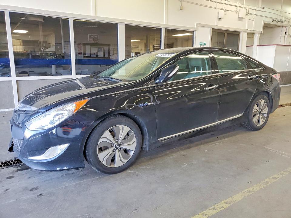 2015 Hyundai Sonata hybrid VIN KMHEC4A43FA125384 COPART salvage auction — INTERIOR BURN, Wa - Bill Of Sale, sold $375 on 2026-07-17 (photo 1)