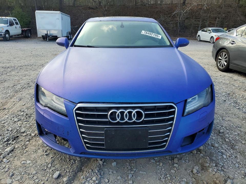 2015 Audi A7 VIN WAUWGAFC1FN004192 COPART salvage auction — REAR END, Wv - Salvage Certificate, sold $500 on 2026-07-07 (photo 5)