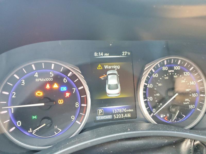 2015 Infiniti Q50 VIN JN1BV7AR5FM410443 COPART salvage auction — SIDE, Salvage Title, sold $1,100 on 2026-07-20 (photo 9)
