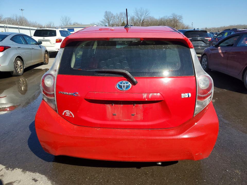 2012 Toyota Prius VIN JTDKDTB32C1016611 COPART salvage auction — FRONT END, Pa - Certificate Of Salvage, sold $550 on 2026-07-02 (photo 6)
