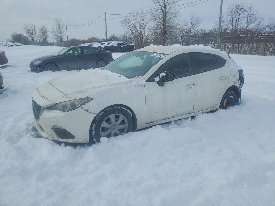 2014 Mazda 3 VIN JM1BM1K72E1178779 COPART salvage auction — REAR END, Qc - Gravement Accidente, sold $300 on 2026-07-14 (photo 1)