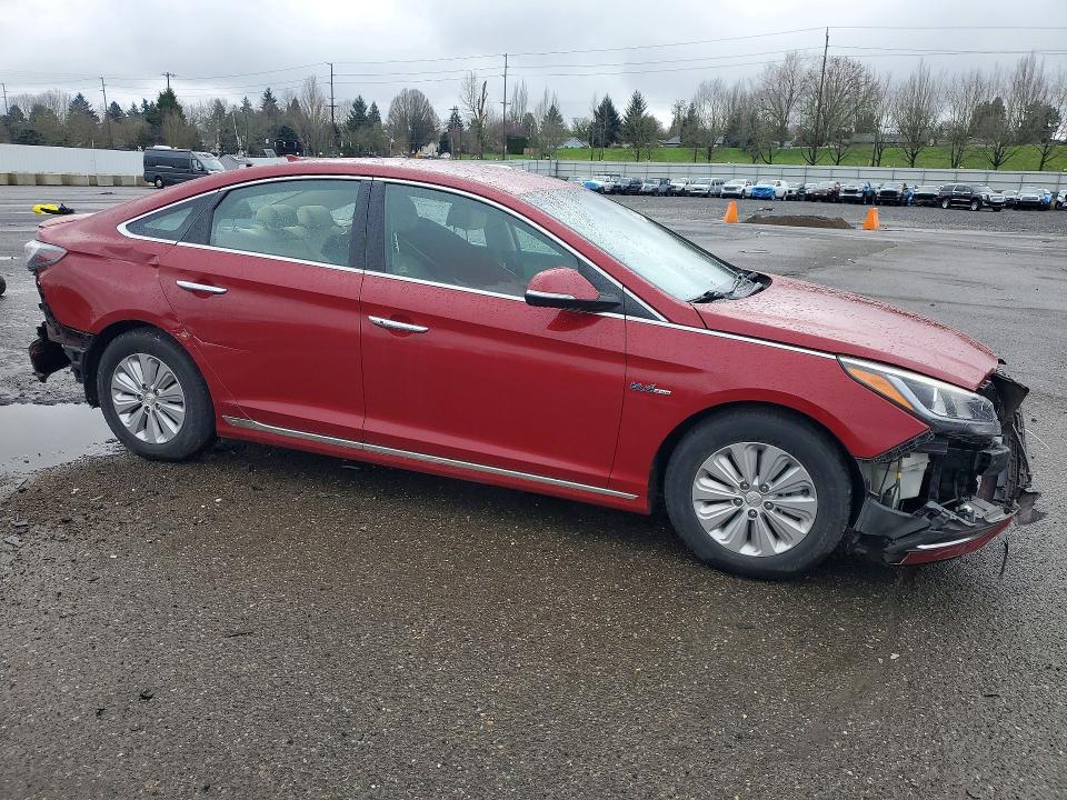2016 Hyundai Sonata VIN KMHE24L10GA012239 COPART salvage auction — FRONT END, Or - Lien Papers Salvage, sold $725 on 2026-07-20 (photo 4)