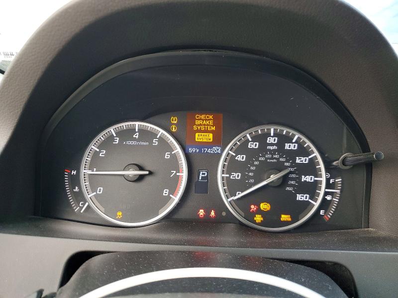 2013 Acura Rdx VIN 5J8TB3H50DL008808 COPART salvage auction — REAR END, Ca - Salvage Certificate, sold $450 on 2026-07-02 (photo 9)