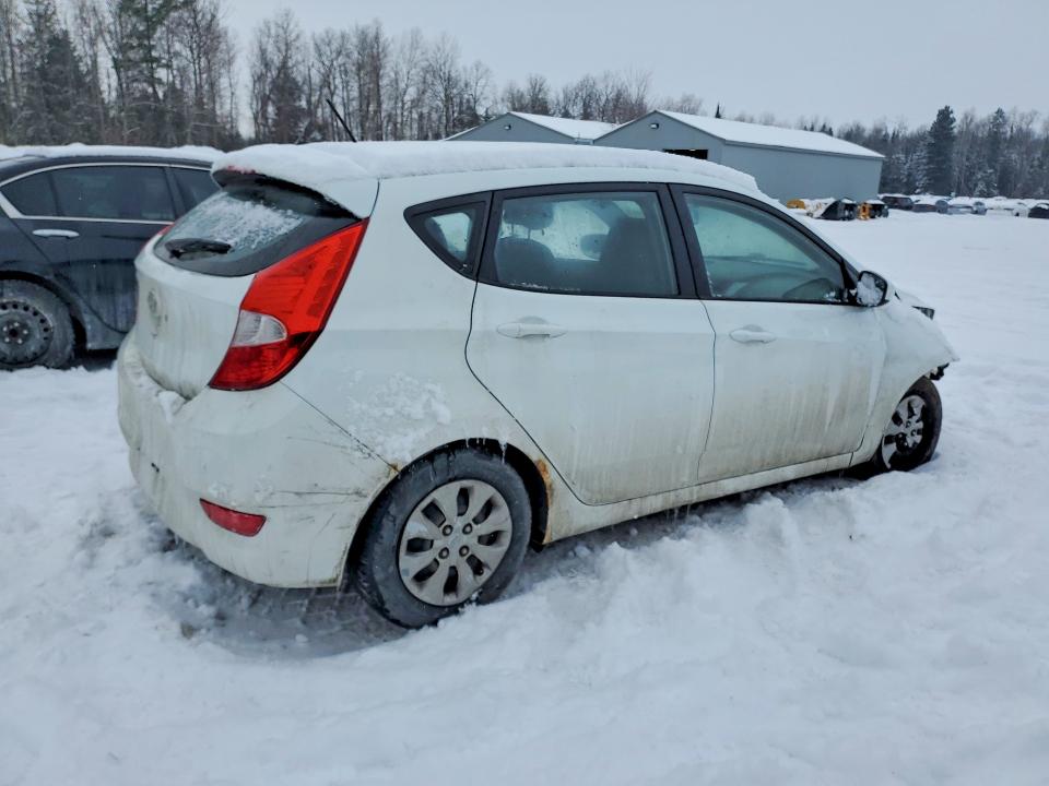 2016 Hyundai Accent VIN KMHCT5AEXGU238027 COPART salvage auction — FRONT END, Salvage Title, sold $700 on 2026-07-14 (photo 3)