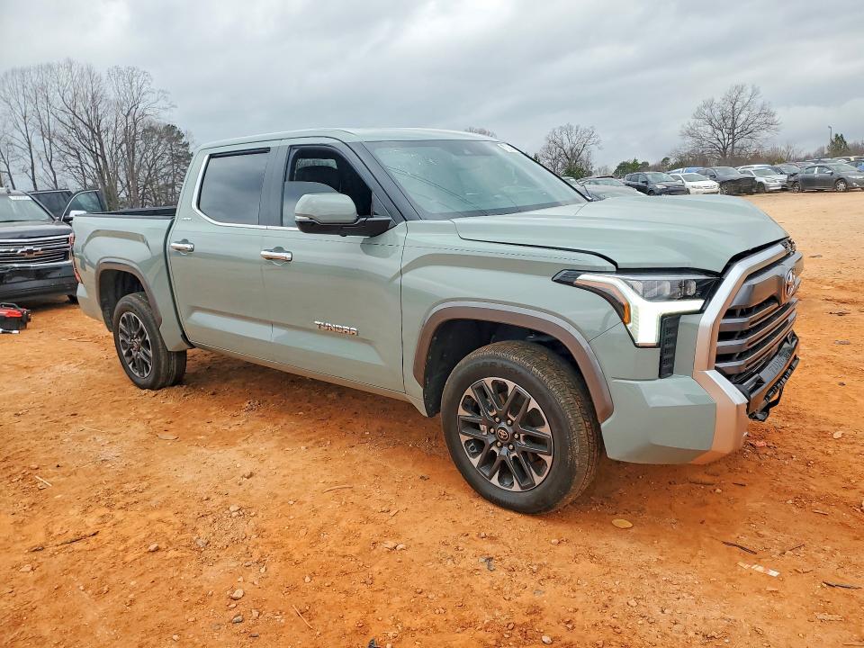 2025 Toyota Tundra VIN 5TFJA5DB7SX252591 COPART salvage auction — FRONT END, Nc - Salvage Certificate Of Title, sold $29,000 on 2026-07-06 (photo 4)