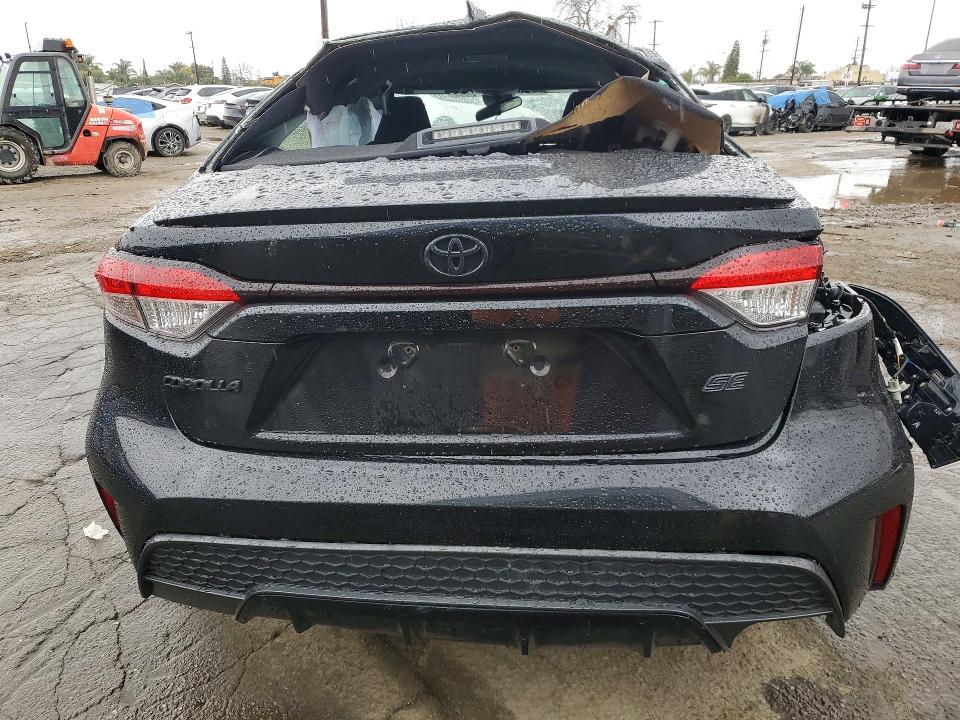2021 Toyota Corolla VIN JTDS4MCE7MJ075256 COPART salvage auction — ALL OVER, Ca - Salvage Certificate, sold $1,250 on 2026-07-16 (photo 6)