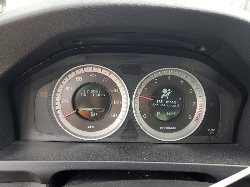 2012 Volvo S60 VIN YV1622FS4C2057765 COPART salvage auction — MINOR DENT/SCRATCHES, Ca - Dis/Dlr/Exp App For Dup Clean, sold $500 on 2026-07-14 (photo 9)