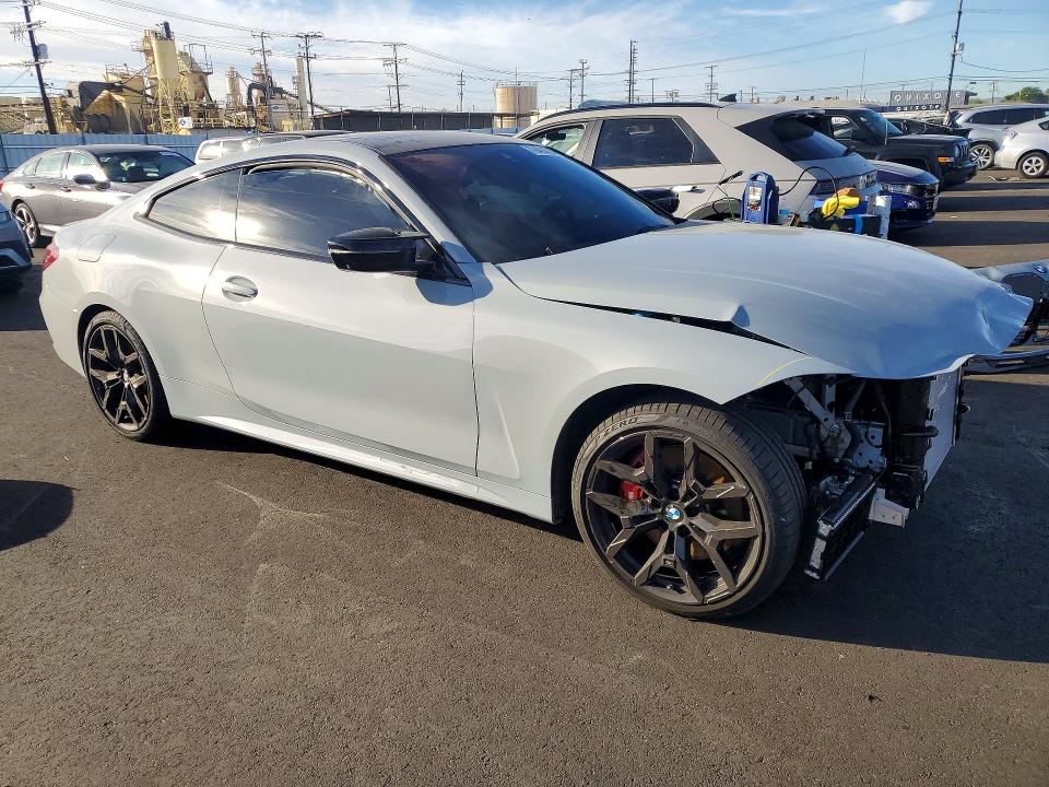 2026 BMW 4er VIN WBA83DA08TCV64446 COPART salvage auction — FRONT END, Id - Salvage Certificate Of Title, sold $26,500 on 2026-08-26 (photo 4)