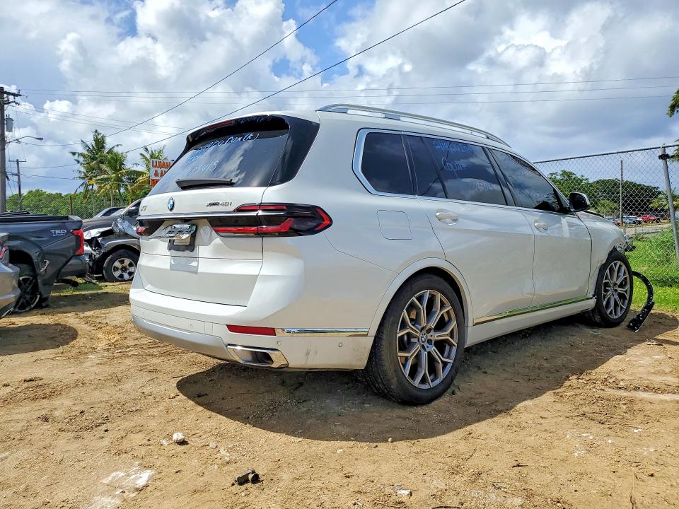 2025 BMW X7 VIN 5UX23EM08S9X21557 COPART salvage auction — FRONT END, Hi - Certificate Of Salvage, sold $3,250 on 2026-07-27 (photo 3)