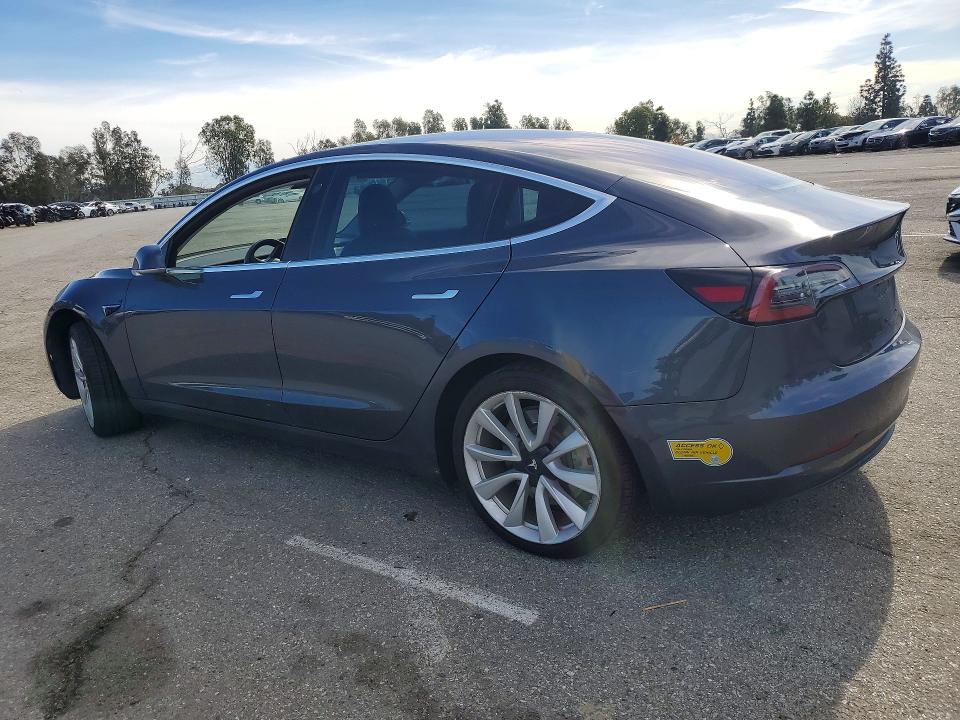 2018 Tesla Model 3 VIN 5YJ3E1EA7JF023946 COPART salvage auction — SIDE, Ca - Salvage Certificate, sold $3,650 on 2026-08-20 (photo 2)