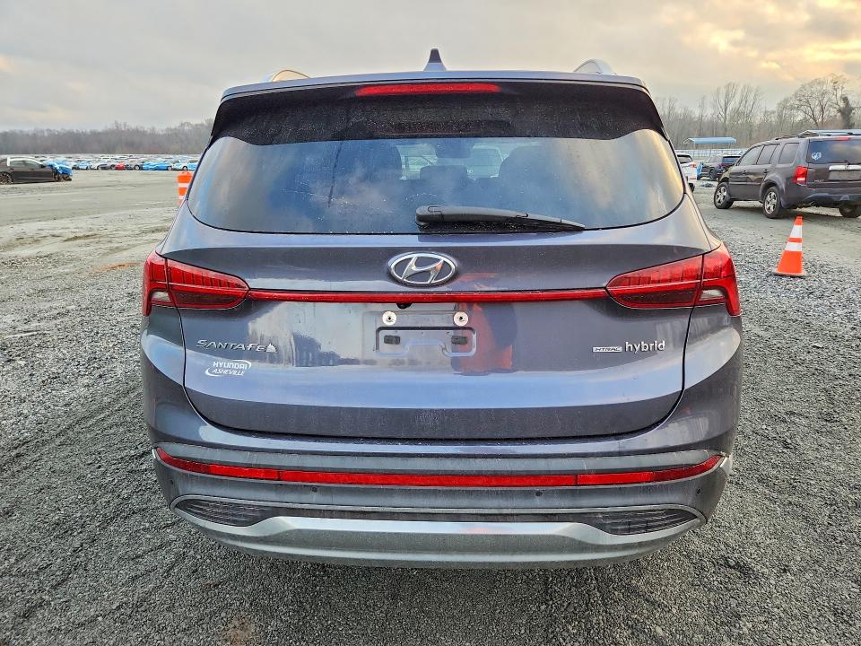 2021 Hyundai Santa fe hybrid VIN KM8S5DA17MU008728 COPART salvage auction — FRONT END, Nc - Salvage Certificate Of Title, sold $8,900 on 2026-07-15 (photo 6)