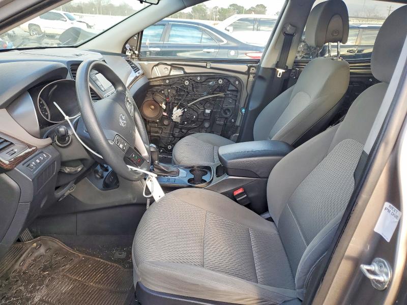 2018 Hyundai Santa fe VIN 5XYZT3LB4JG567840 COPART salvage auction — FRONT END, Al - Cert Of Title-Salvage Title, sold $100 on 2026-07-16 (photo 7)