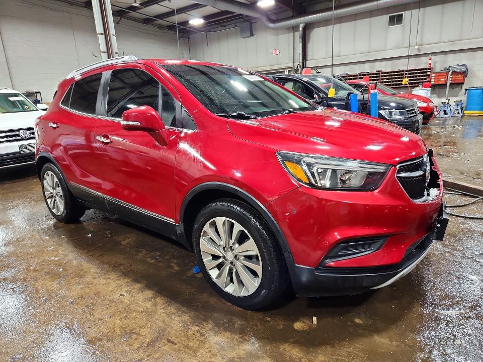 2018 Buick Encore VIN KL4CJASBXJB515389 COPART salvage auction — FRONT END, Md - Cert Of Salvage > 75% Damage, sold $500 on 2026-07-28 (photo 4)