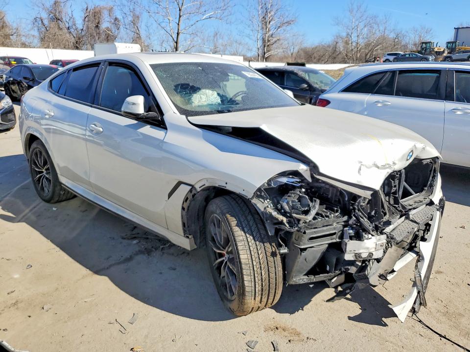 2022 BMW X6 VIN 5UXCY6C05N9K40134 COPART salvage auction — FRONT END, MO - SALVAGE CERTIFICATE OF TITLE, sold $1,200 on 2026-07-21 (photo 4)