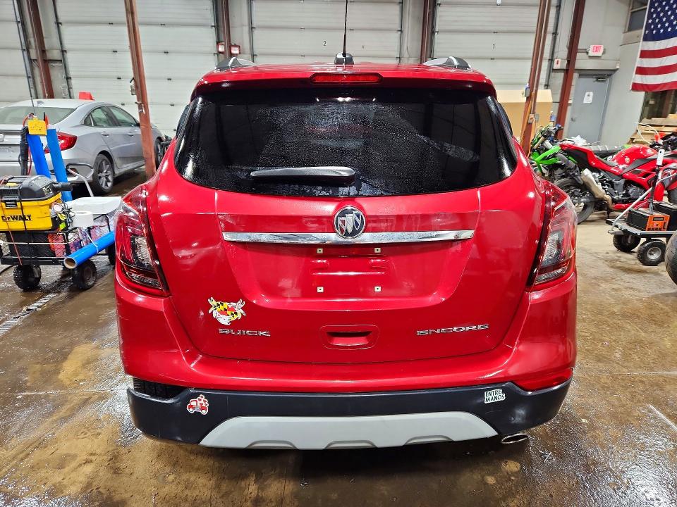 2018 Buick Encore VIN KL4CJASBXJB515389 COPART salvage auction — FRONT END, Md - Cert Of Salvage > 75% Damage, sold $500 on 2026-07-28 (photo 6)