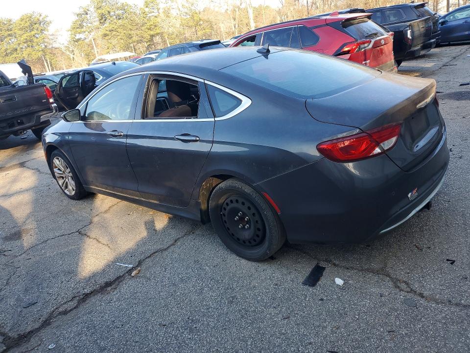 2015 Chrysler 200 VIN 1C3CCCAB0FN753453 COPART salvage auction — WATER/FLOOD, Ga - Cert Of Title-Flood Salvage, sold $375 on 2026-07-10 (photo 2)