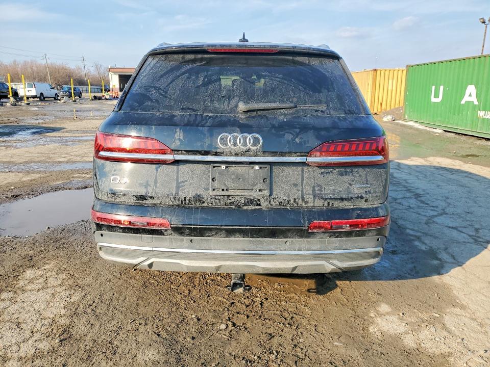 2021 Audi Q7 VIN WA1LXAF72MD020424 COPART salvage auction — FRONT END, Id - Salvage Certificate Of Title, sold $7,000 on 2026-07-10 (photo 6)